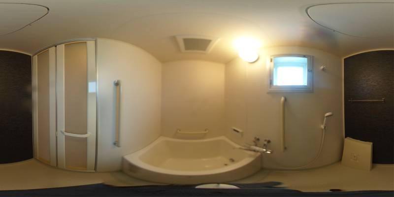 パノラマ画像バスルーム