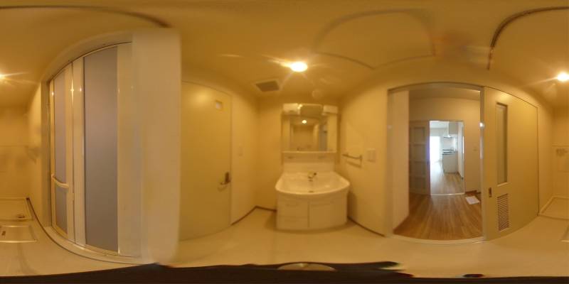 パノラマ画像洗面所
