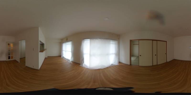 パノラマ画像リビング