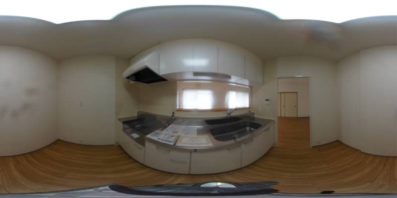 パノラマ画像キッチン
