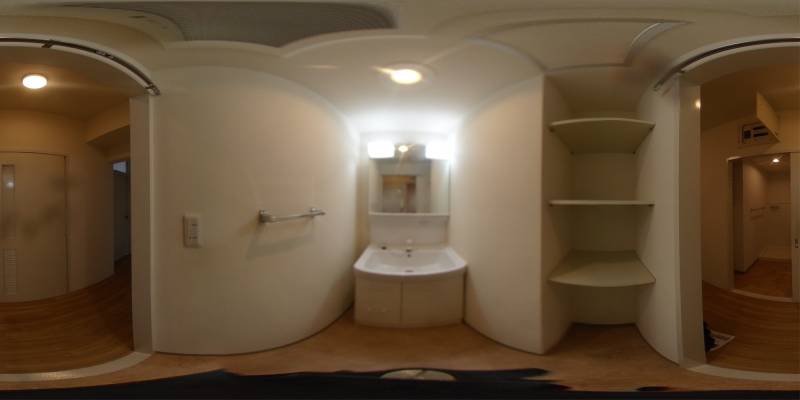 パノラマ画像洗面所