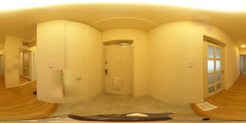 パノラマ画像玄関