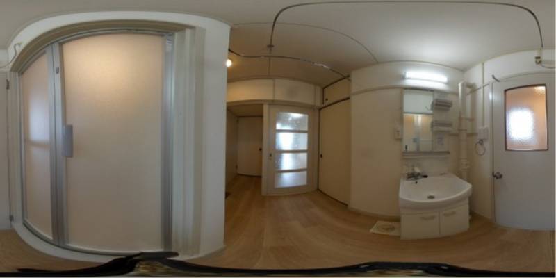 パノラマ画像洗面所
