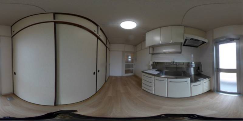 パノラマ画像キッチン