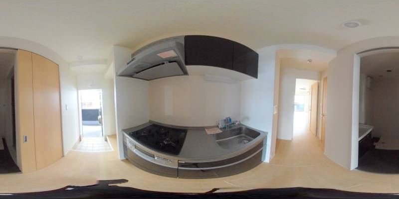 パノラマ画像キッチン