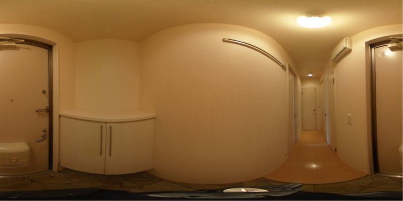 パノラマ画像玄関