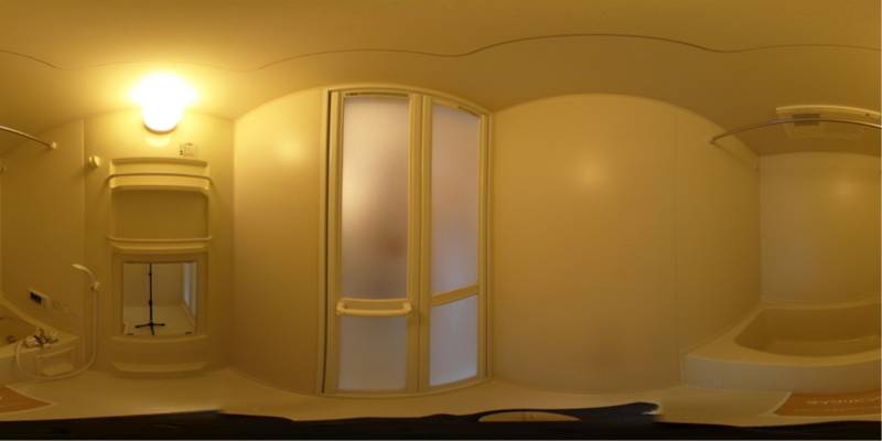 パノラマ画像バスルーム