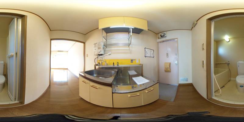 パノラマ画像キッチン