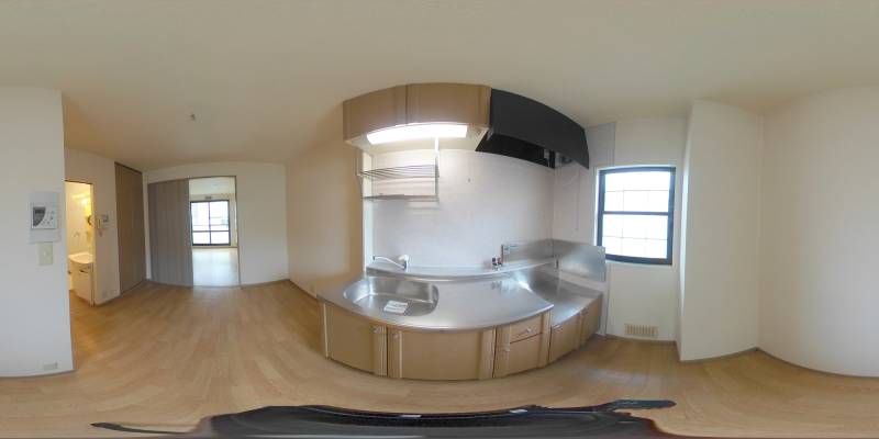 パノラマ画像キッチン