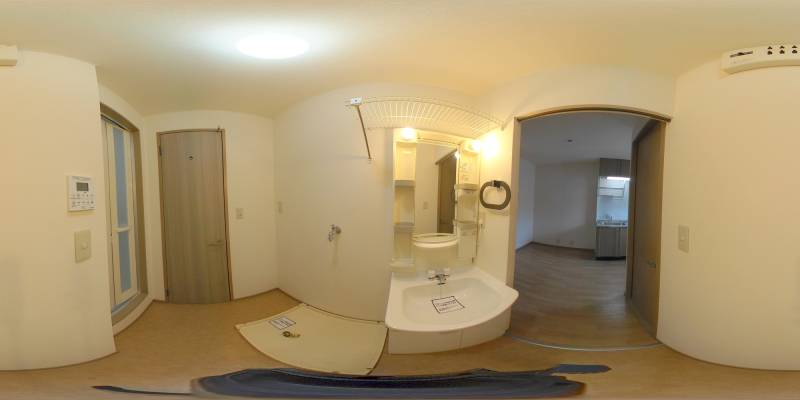 パノラマ画像洗面所