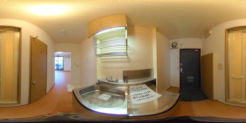 パノラマ画像キッチン