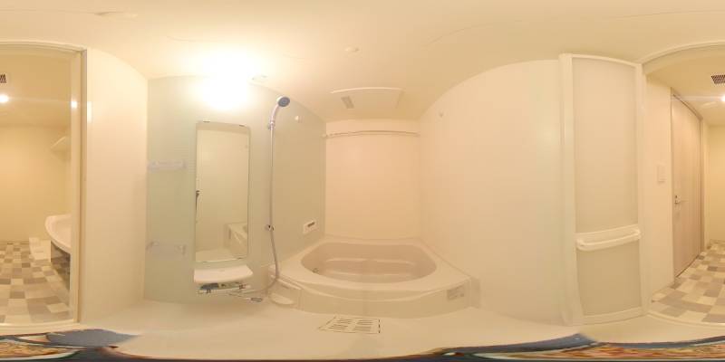 パノラマ画像バスルーム