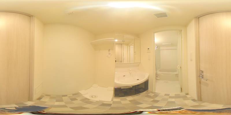 パノラマ画像洗面所