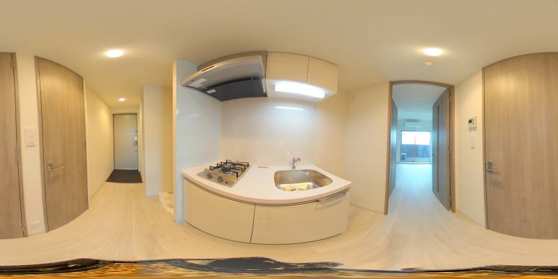 パノラマ画像キッチン