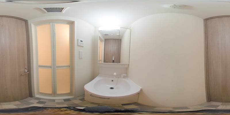 パノラマ画像洗面所