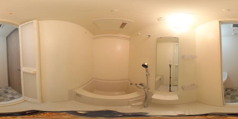 パノラマ画像バスルーム