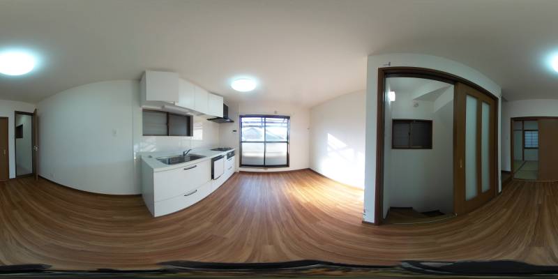 パノラマ画像リビング