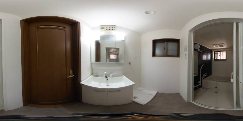 パノラマ画像洗面所