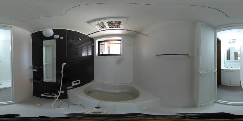 パノラマ画像バスルーム