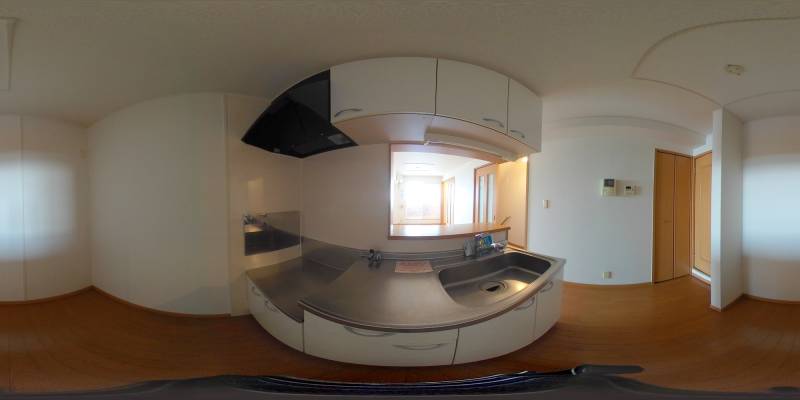 パノラマ画像キッチン