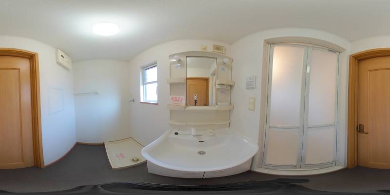 パノラマ画像洗面所