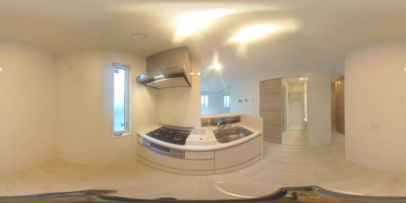 パノラマ画像キッチン