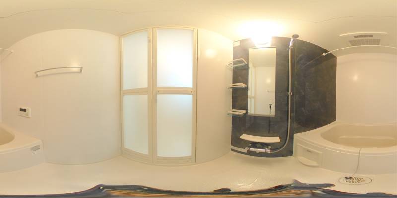 パノラマ画像バスルーム