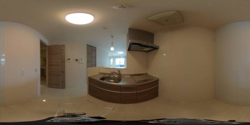 パノラマ画像キッチン