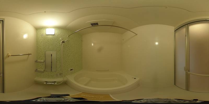 パノラマ画像バスルーム