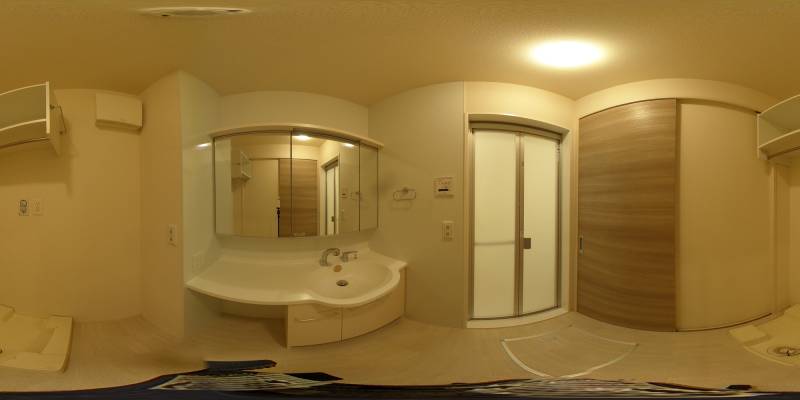 パノラマ画像洗面所