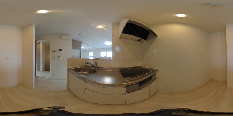 パノラマ画像キッチン