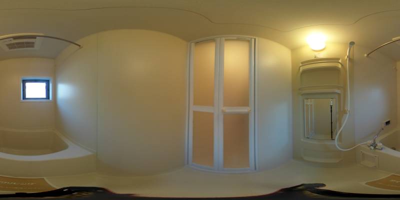 パノラマ画像バスルーム