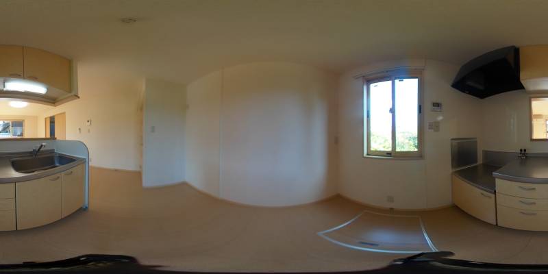 パノラマ画像キッチン