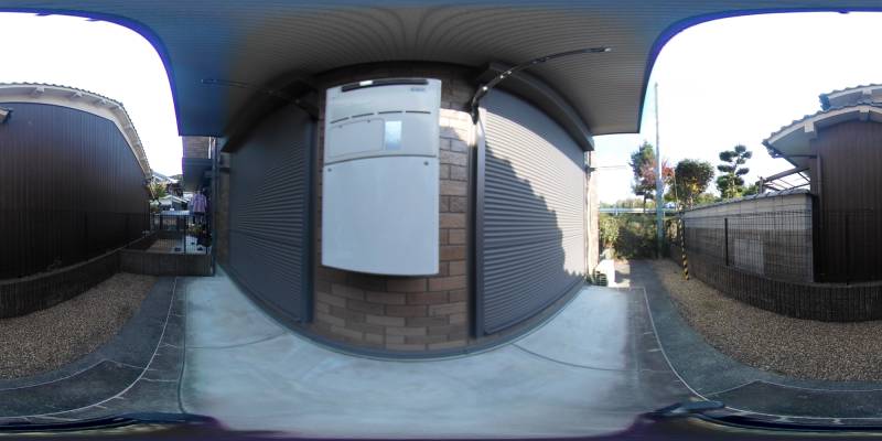 パノラマ画像バルコニー