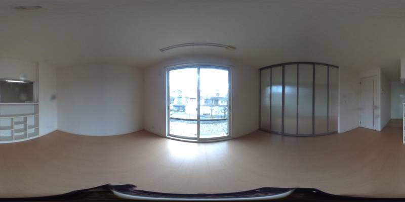 パノラマ画像リビング