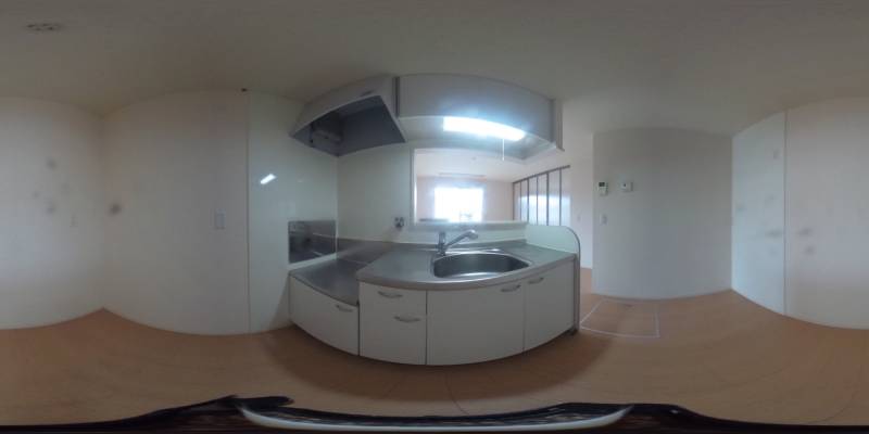 パノラマ画像キッチン