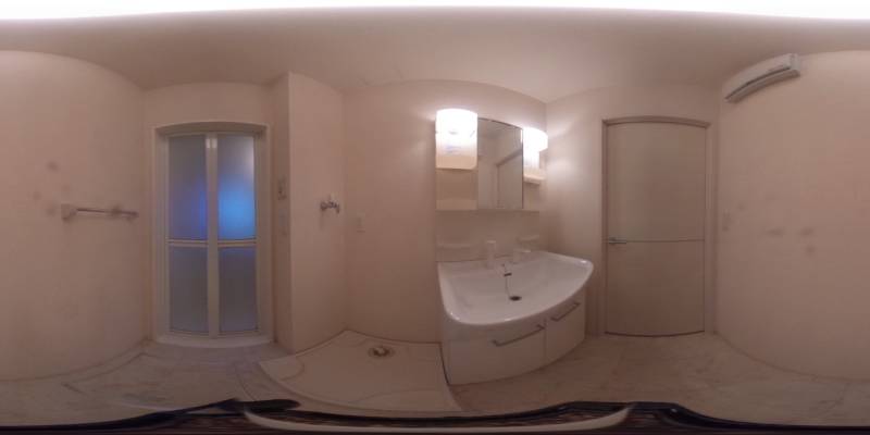 パノラマ画像洗面所