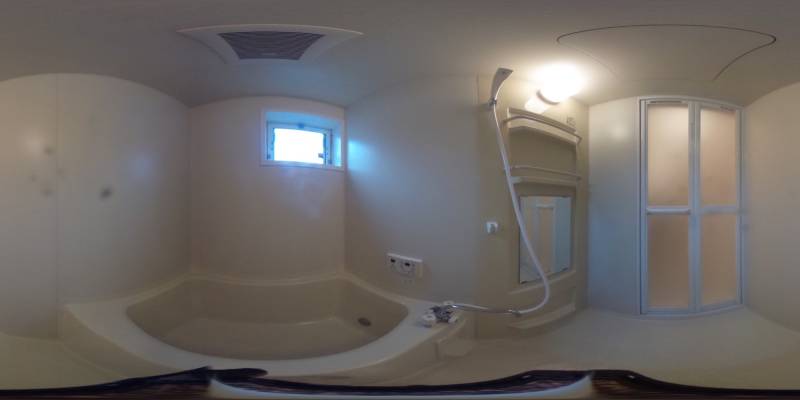 パノラマ画像バスルーム