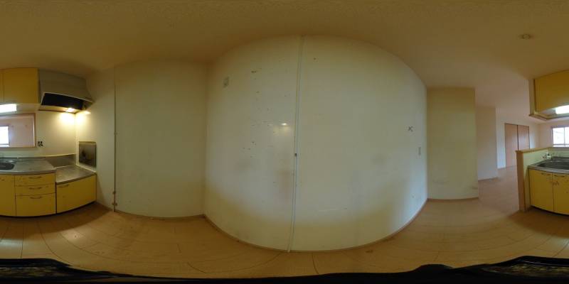 パノラマ画像キッチン