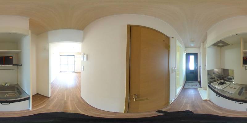 パノラマ画像キッチン