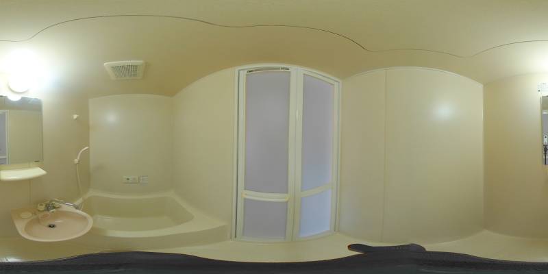 パノラマ画像バスルーム