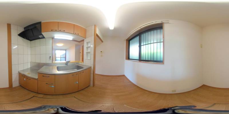 パノラマ画像キッチン