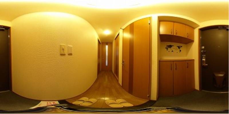 パノラマ画像玄関