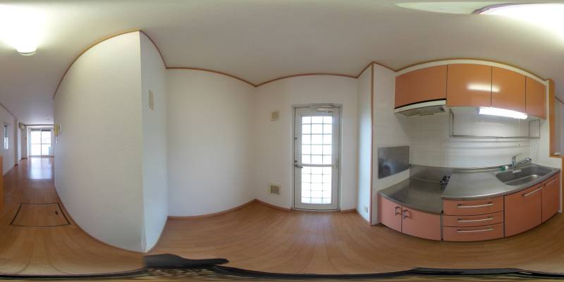 パノラマ画像キッチン