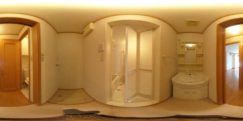 パノラマ画像洗面所