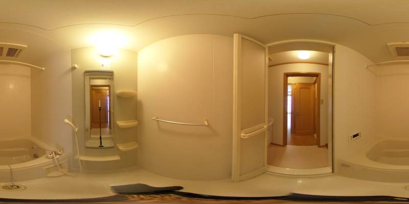 パノラマ画像バスルーム