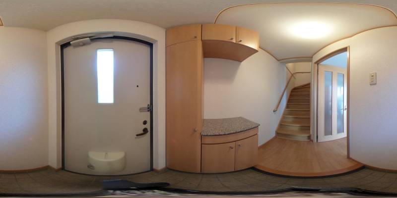 パノラマ画像玄関