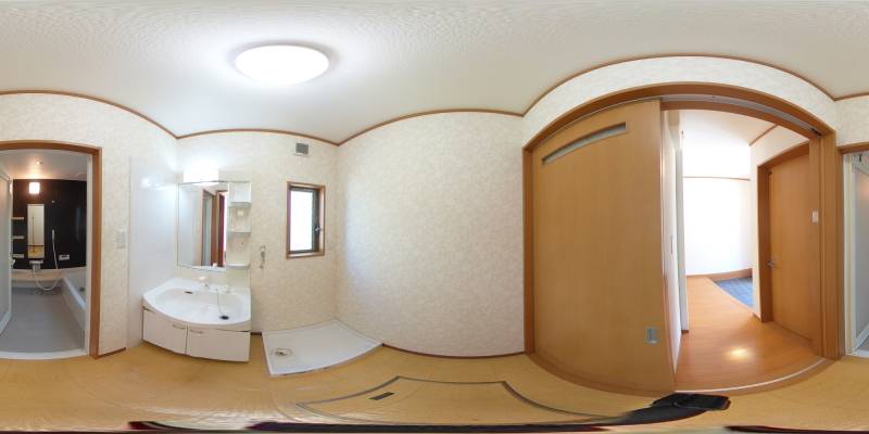 パノラマ画像洗面所
