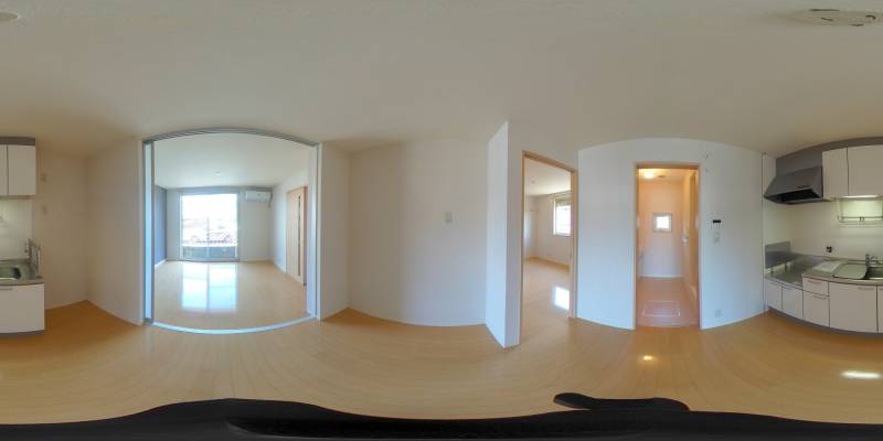 パノラマ画像キッチン