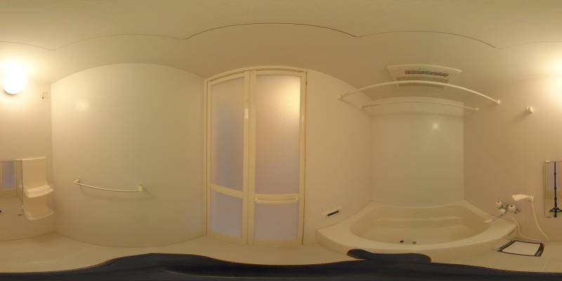 パノラマ画像バスルーム